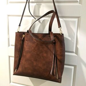 Large Brown Satchel/Purse/Messenger Bag